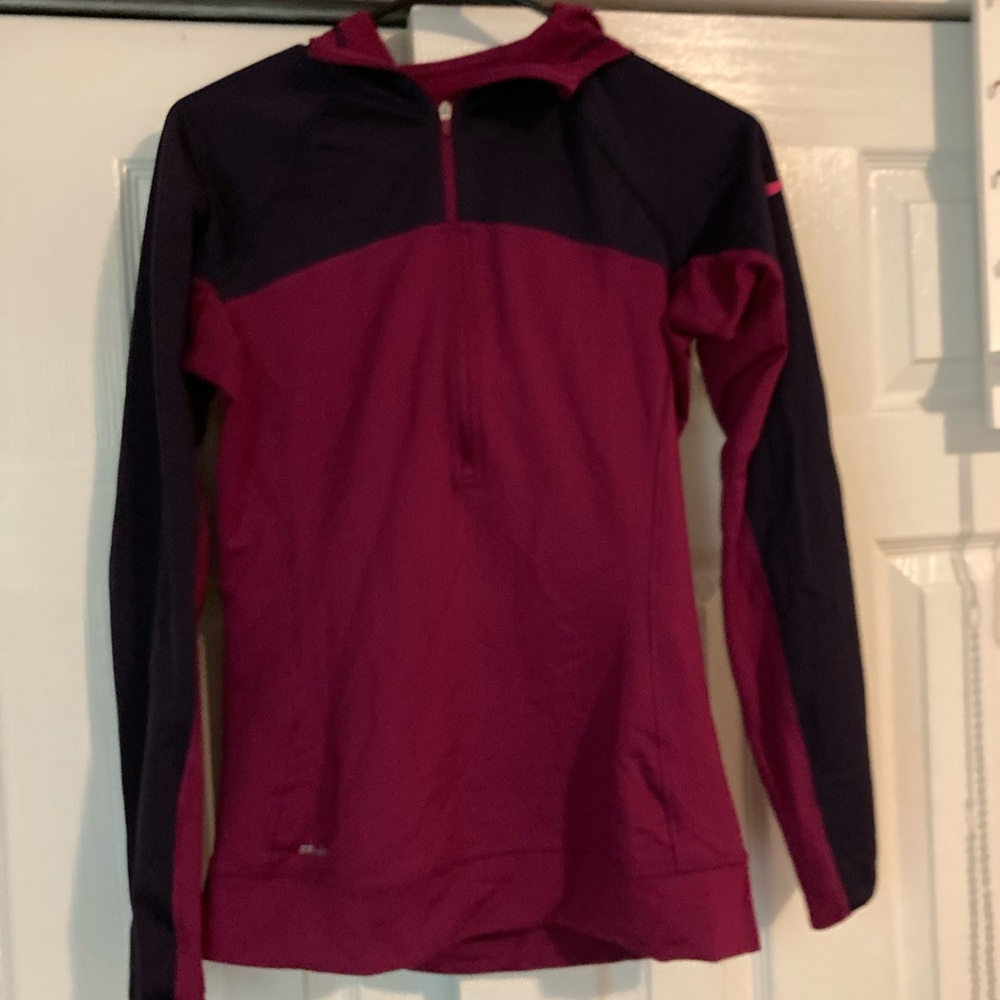 Purple Nike Pro Pull Over